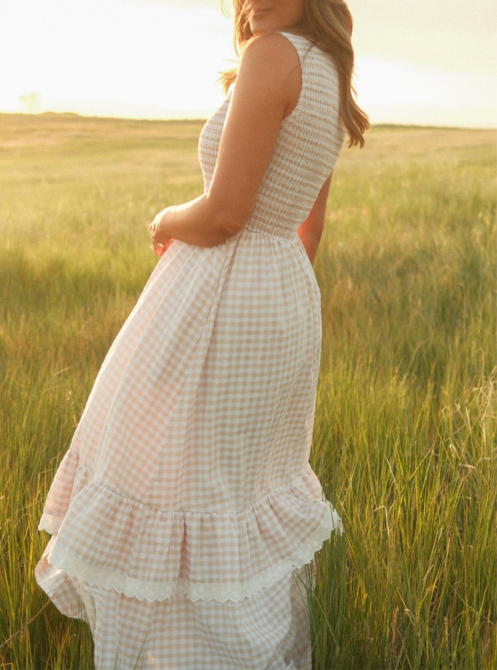 Apparel and accessories styled in a real fashion photograph