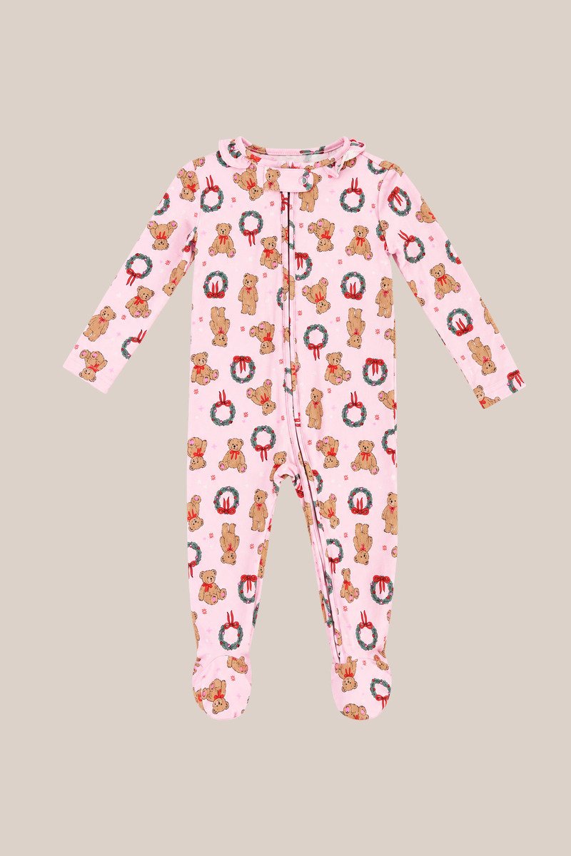 Baby So Soft Onesie in Teddy Bear Wreaths