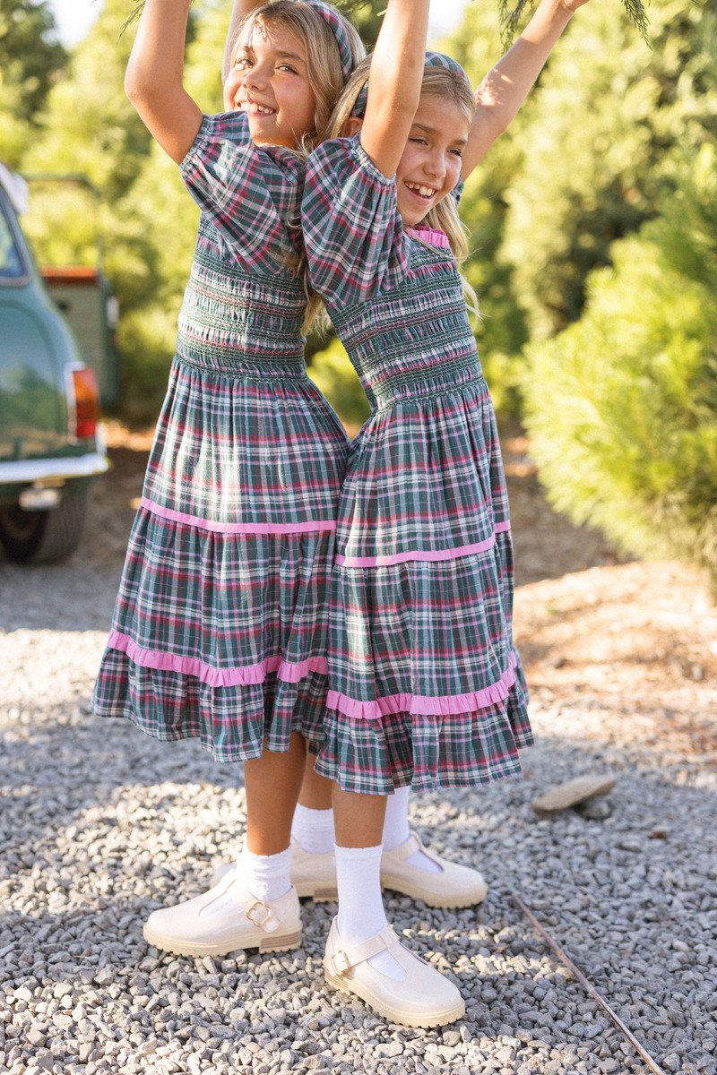 Mini Roselyn Dress in Season's Greetings Plaid