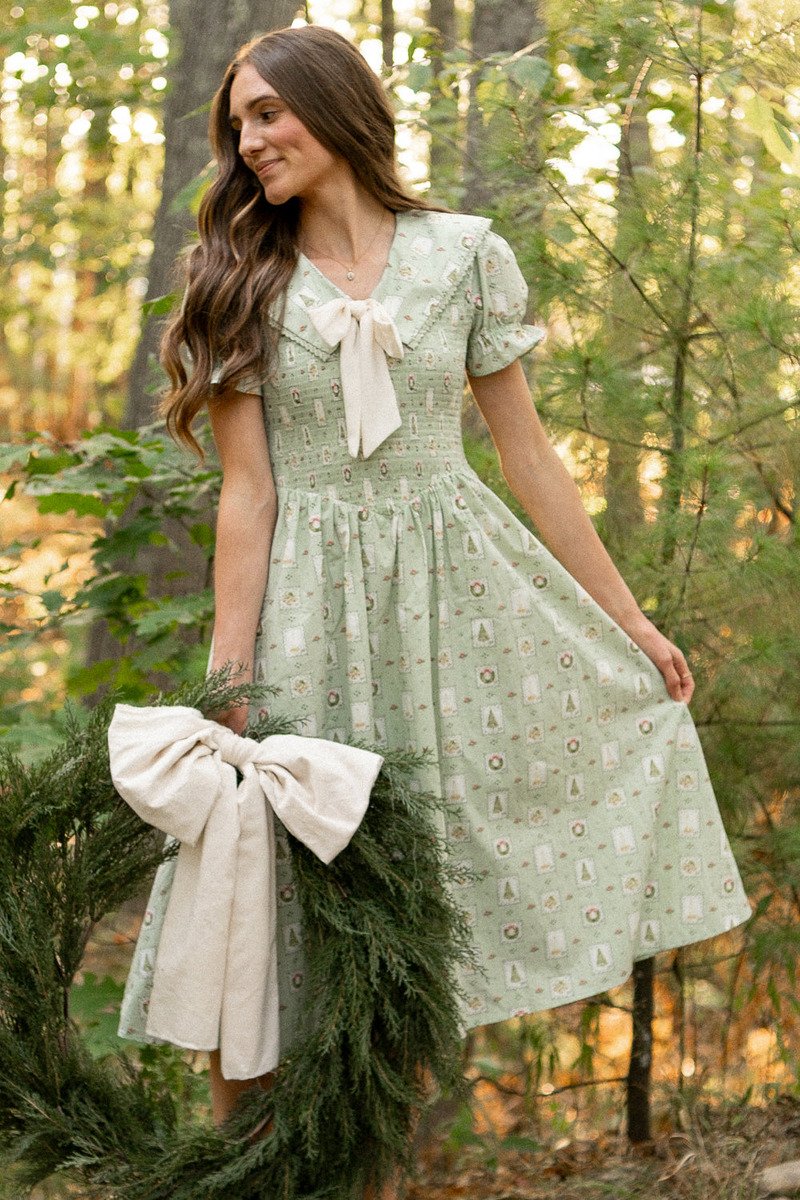 Alice Dress in Merry Mail